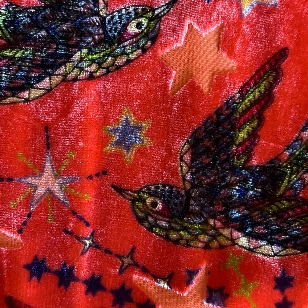 NWOT Maeve Anthropologie Dark Orange Velvet Top 6 - Picture 13 of 13